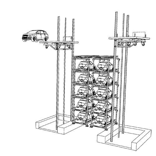 Shuttle parking system